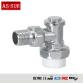 hot water heating system brass angle radiator valves